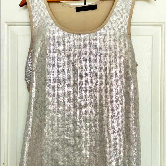The Limited Tops - The limited champagne shimmer sleeveless top